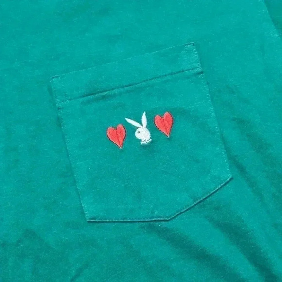 Supreme Playboy Pocket Tee Green Medium - Picture 2 of 5